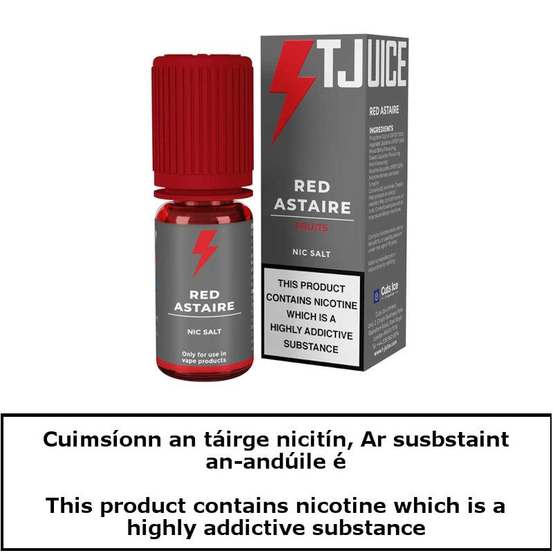 10ml T-Juice Red Astaire Nic Salt